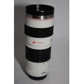 Термокружка-объектив Canon EF 70-200mm. Белый цвет