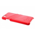 Чехол Iphone 6 (4.7) натуральная кожа. Красный цвет