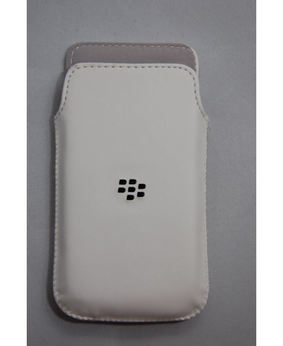 Кожаный чехол Blackberry Z10. OEM. Белый цвет