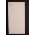 Карбоновая наклейка для Iphone 4. Белый цвет