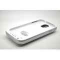 Чехол-аккумулятор Samsung Galaxy S4, 4200 Mah. Белый + серый цвет