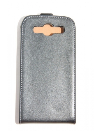 Кожаный чехол flip Samsung Galaxy S3. Натуральная кожа. Черный цвет
