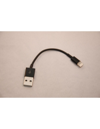 Короткий кабель Iphone 5, 13.5 см. Черный цвет