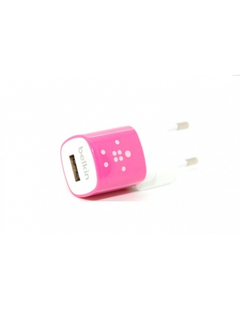Зарядка Belkin для Iphone. Розовый цвет