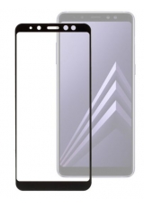 Защитное стекло Samsung Galaxy A8/A5(2018). Черный цвет