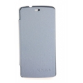 Кожаный чехол LG Nexus 5 Flip case. Синий цвет