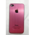 Панелька Iphone 4. Металл. Розовый цвет