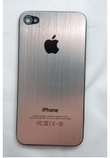 Панелька Iphone 4. Металл. Серебристый цвет