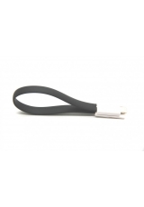 Короткий магнитный кабель Iphone 5. Черный цвет