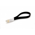Короткий магнитный кабель Iphone 5. Черный цвет
