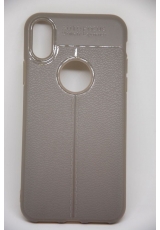 Силиконовый чехол для Iphone X. Серый цвет