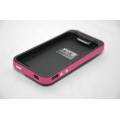 Чехол-аккумулятор для Iphone 4/4s Mophie Juice Pack. Черный/розовый цвет