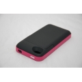Чехол-аккумулятор для Iphone 4/4s Mophie Juice Pack. Черный/розовый цвет