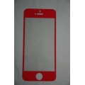 Защитное стекло Iphone 5. Красный цвет