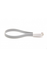 Короткий магнитный кабель Iphone 5. Серый цвет
