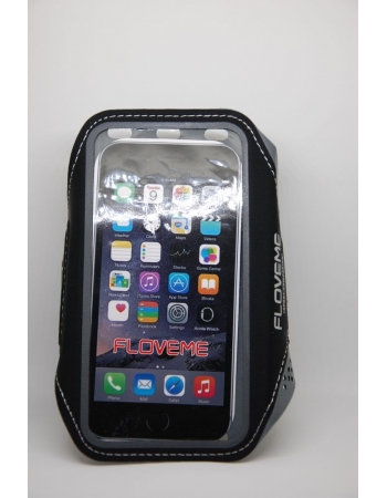 Спортивный чехол на руку для Iphone 6/7/8 PLUS Floveme. Черный цвет