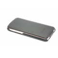 Чехол Iphone 6 (4.7") флип кейс, натуральная кожа. Черный цвет
