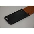 Кожаный чехол flip Ipod Touch 5. Черный цвет
