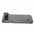Комплект объективов 3 в 1 + чехол Samsung Galaxy S5. Черный цвет