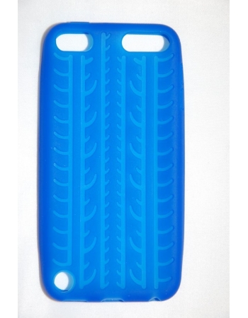 Силиконовый чехол Ipod Touch 5 "Протектор". Синий цвет