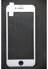 Защитное 3d стекло для Iphone 8. Белый цвет