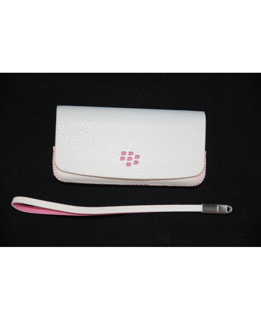 Сумочка Blackberry для 9100. Белый с розовым. Ремешок в подарок!