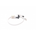 Короткий плоский кабель Iphone 5. Белый цвет