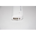 Портативная зарядка с USB на экстренный случай. Белый цвет