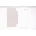 Кожаный чехол LG Nexus 5 Flip case. Белый цвет