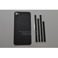 Карбоновая наклейка Iphone 4s. Черный цвет (матовый)