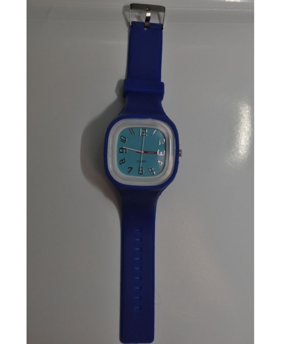 Силиконовые часы темно-синий цвет