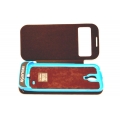Чехол-аккумулятор Samsung Galaxy S4 4200 Mah, Черный/голубой цвет