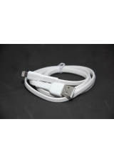 Плоский кабель iphone 5/6/7/8 пр-во Baseus, 1 метр, оригинал. Белый цвет
