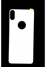 Защитное стекло Iphone X для задней панели, Baseus. Белый цвет