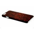 Защитная панелька iphone 6 (4.7) "звездное небо". Красный цвет
