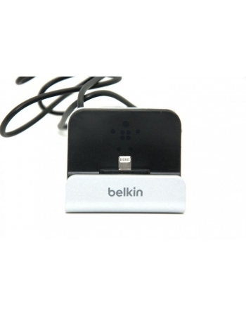 Док станция Belkin F8J045 lightning для Iphone 5/5s/5c/6/6 plus, ipod touch. Серебристый цвет