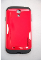 Чехол Samsung Galaxy S4 SLIM ARMOR SPIGEN. Красный цвет