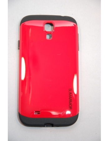 Чехол Samsung Galaxy S4 SLIM ARMOR SPIGEN. Красный цвет