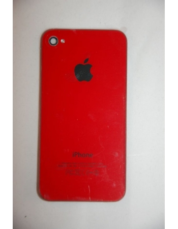 Крышка (панель) для Iphone 4. Красный цвет