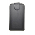 Кожаный чехол Flip Blackberry Q10. Черный цвет