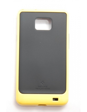 Чехол SGP Neo Hybrid Samsung Galaxy S2 i9100. Черный/желтый цвет