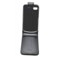 Кожаный чехол Flip Blackberry Q10. Черный цвет