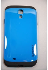 Чехол Samsung Galaxy S4 SLIM ARMOR SPIGEN. Голубой цвет