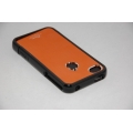 Чехол Iphone Bumper 4/4s, SGP Linear. Черный+оранжевый цвет