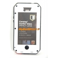 Металлический чехол Iphone 5/5s Taktik extreme+ Gorilla Glass. Белый цвет