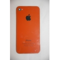 Крышка (панель) для Iphone 4. Оранжевый цвет