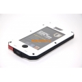 Металлический чехол Iphone 5/5s Taktik extreme+ Gorilla Glass. Белый цвет