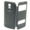 Чехол Samsung Galaxy S5 flip. Черный цвет