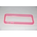 Светящийся флуоресцентный  чехол Iphone Bumper 4/4s. Розовый цвет